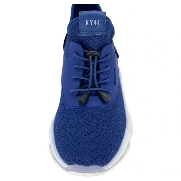 Steve Madden Impact Navy Mesh Mid Top Mens Fashion Sneakers Size 7.5M - Picture 5 of 12